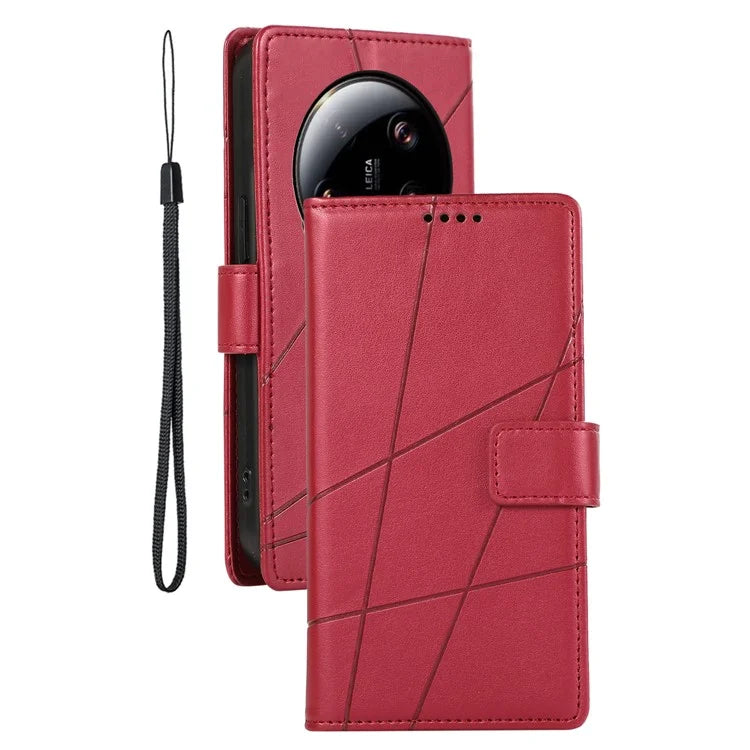 DF-06 For Xiaomi 13 Ultra Case Imprinted Cellphone Leather Full Protection Cover