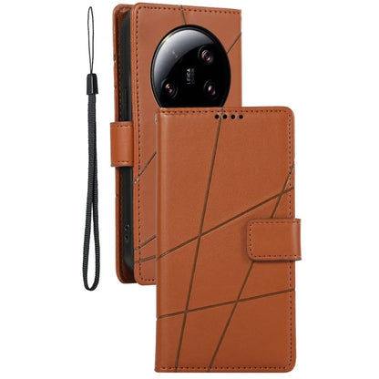DF-06 For Xiaomi 13 Ultra Case Imprinted Cellphone Leather Full Protection Cover