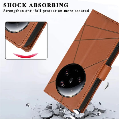 DF-06 For Xiaomi 13 Ultra Case Imprinted Cellphone Leather Full Protection Cover