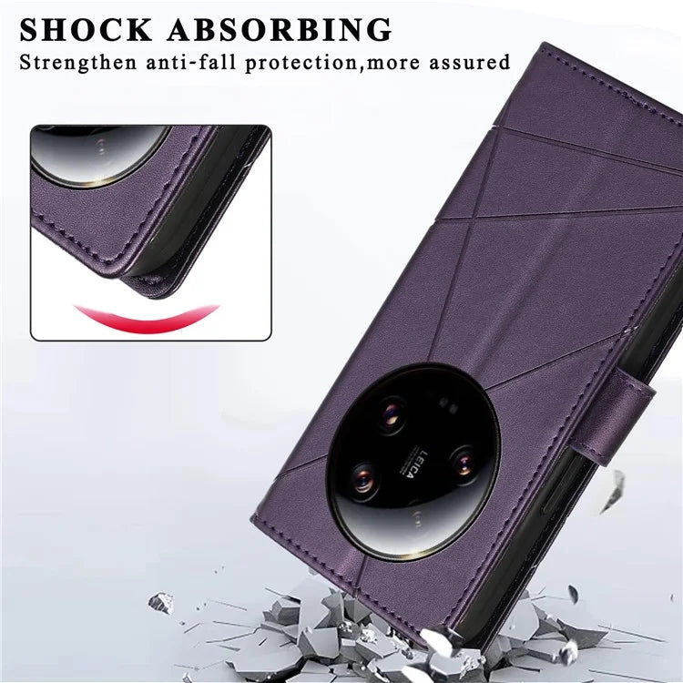 DF-06 For Xiaomi 13 Ultra Case Imprinted Cellphone Leather Full Protection Cover