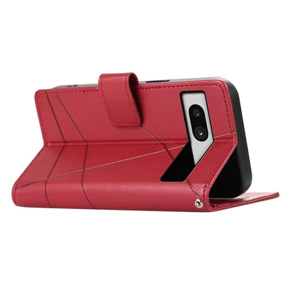 DF-06 For Google Pixel 7a Cover Phone Leather Anti-drop Case with Wallet Stand