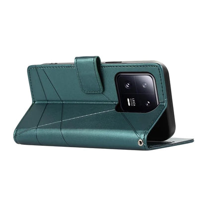 DF-06 For Xiaomi 13 Pro 5G Case Imprinted PU Leather Wallet Phone Cover with Stand