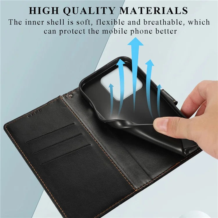 DF-06 For Xiaomi 13 Pro 5G Case Imprinted PU Leather Wallet Phone Cover with Stand