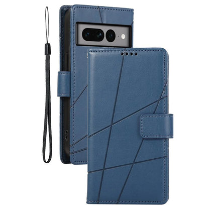 DF-06 For Google Pixel 7 Pro 5G Case Imprinted Folio Flip PU Leather Cellphone Cover