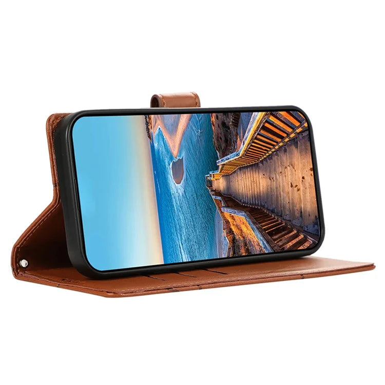 DF-06 For Xiaomi 13 Case Anti-drop Imprinted Wallet Stand PU Leather Phone Cover