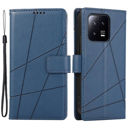 DF-06 For Xiaomi 13 Case Anti-drop Imprinted Wallet Stand PU Leather Phone Cover