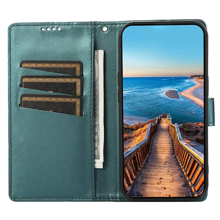 DF-06 For Xiaomi 13 Case Anti-drop Imprinted Wallet Stand PU Leather Phone Cover