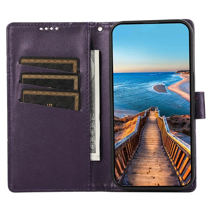 DF-06 For Xiaomi 13 Case Anti-drop Imprinted Wallet Stand PU Leather Phone Cover