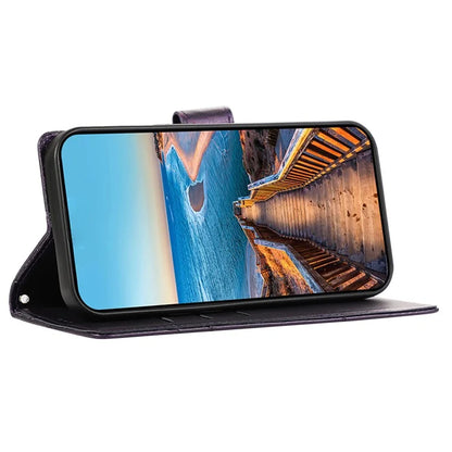 DF-06 For Xiaomi 13 Case Anti-drop Imprinted Wallet Stand PU Leather Phone Cover