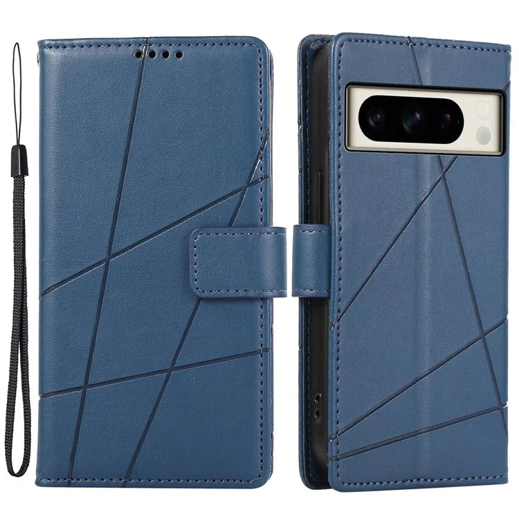 DF-06 For Google Pixel 8 Pro Case PU Leather Wallet Imprinted Phone Cover