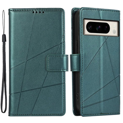DF-06 For Google Pixel 8 Pro Case PU Leather Wallet Imprinted Phone Cover