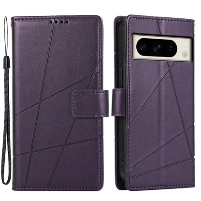 DF-06 For Google Pixel 8 Pro Case PU Leather Wallet Imprinted Phone Cover