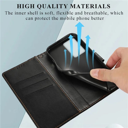 DF-06 For Xiaomi 13 Lite / Civi 2 5G Case Imprinted Line Wallet Stand PU Leather Cell Phone Cover