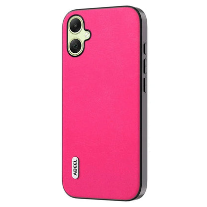 ABEEL For Samsung Galaxy A05 4G Case PU Leather Textured Shockproof Phone Back Cover