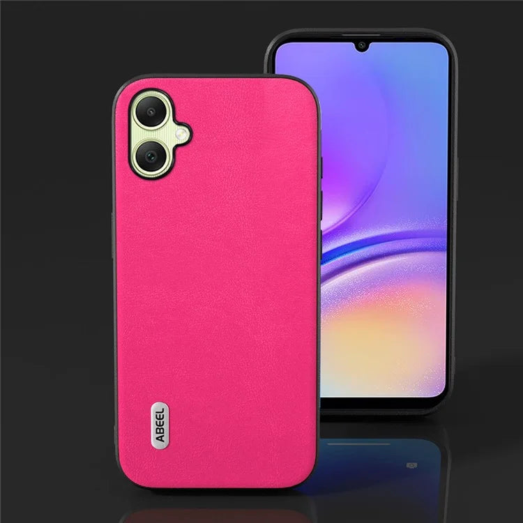 ABEEL For Samsung Galaxy A05 4G Case PU Leather Textured Shockproof Phone Back Cover