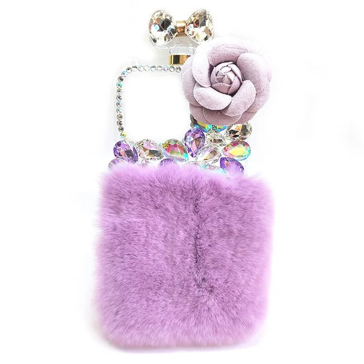 Soft Plush PC Phone Cover for iPhone 15 Pro Case Anti-scratch Mobile Phone Shell
