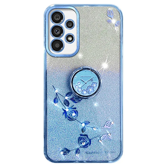 KADEM For Samsung Galaxy A73 5G Case Ring Kickstand TPU Phone Back Cover