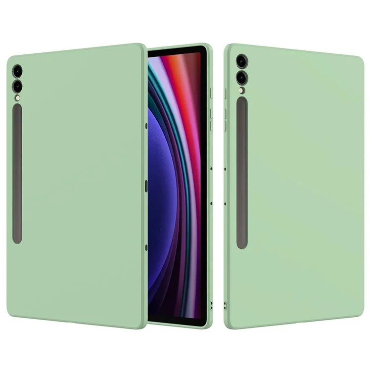 For Samsung Galaxy Tab S9+ Case Anti-scratch Liquid Silicone Cover