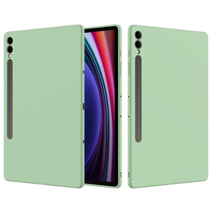 For Samsung Galaxy Tab S9+ Case Anti-scratch Liquid Silicone Cover