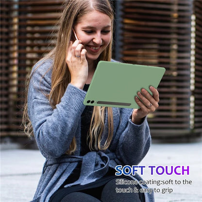 For Samsung Galaxy Tab S9+ Case Anti-scratch Liquid Silicone Cover