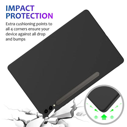 For Samsung Galaxy Tab S9+ Case Anti-scratch Liquid Silicone Cover