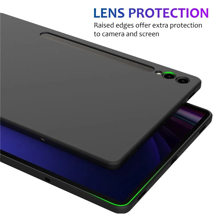For Samsung Galaxy Tab S9+ Case Anti-scratch Liquid Silicone Cover