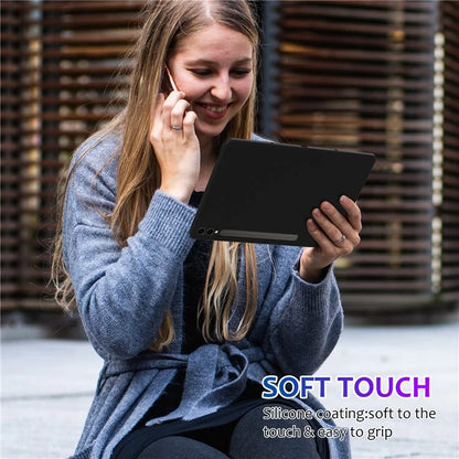 For Samsung Galaxy Tab S9+ Case Anti-scratch Liquid Silicone Cover