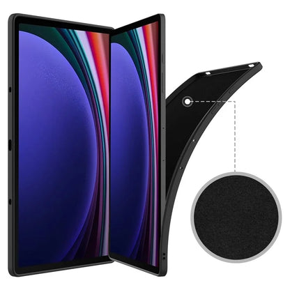 For Samsung Galaxy Tab S9+ Case Anti-scratch Liquid Silicone Cover