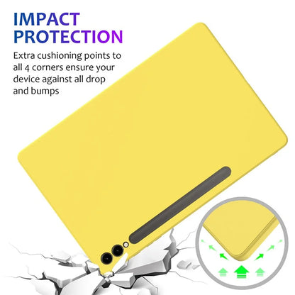 For Samsung Galaxy Tab S9+ Case Anti-scratch Liquid Silicone Cover