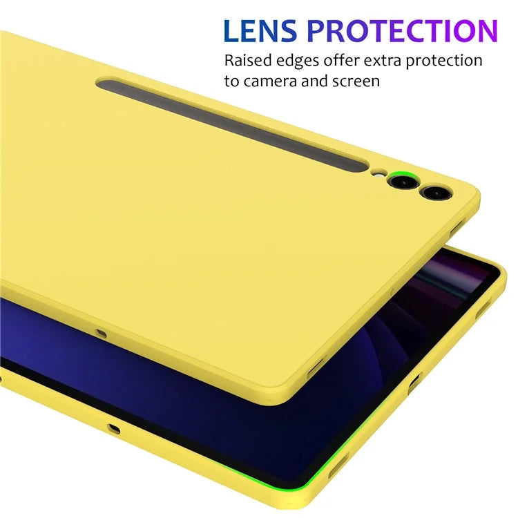 For Samsung Galaxy Tab S9+ Case Anti-scratch Liquid Silicone Cover