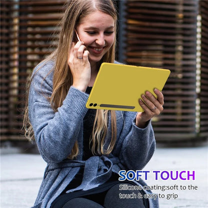 For Samsung Galaxy Tab S9+ Case Anti-scratch Liquid Silicone Cover