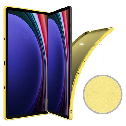 For Samsung Galaxy Tab S9+ Case Anti-scratch Liquid Silicone Cover