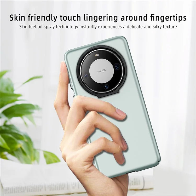 For Huawei Mate 60 Pro Case Lens Frame Kickstand Hard PC Phone Cover
