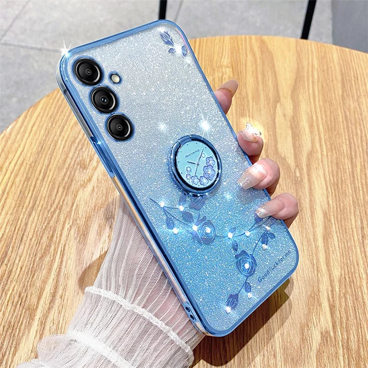 KADEM For Samsung Galaxy A14 5G / 4G Cover Ring Kickstand Anti-drop TPU Phone Case