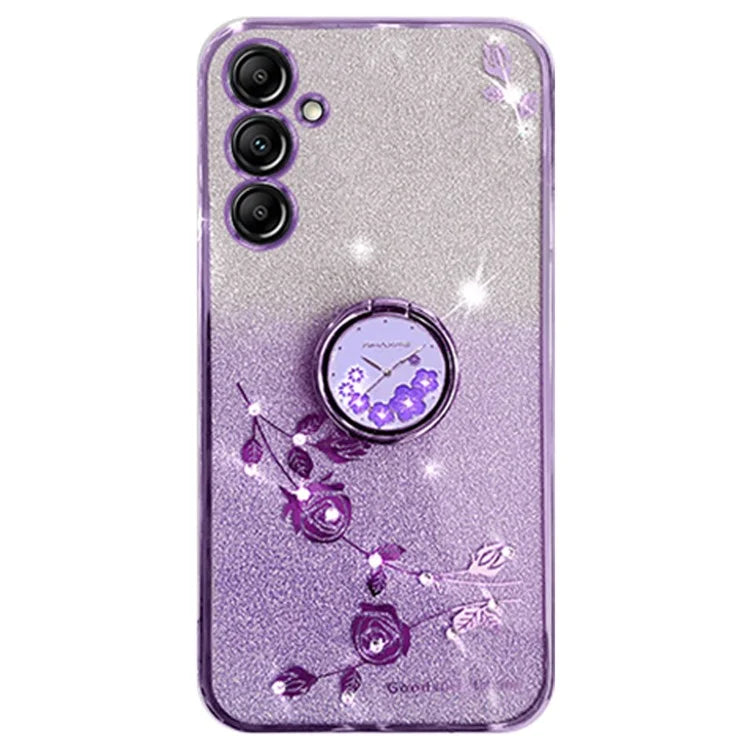 KADEM For Samsung Galaxy A14 5G / 4G Cover Ring Kickstand Anti-drop TPU Phone Case