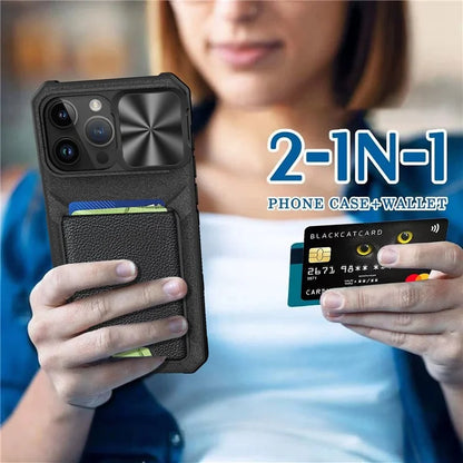 For iPhone 14 Pro Case Compatible with MagSafe Card Slot Phone Cover