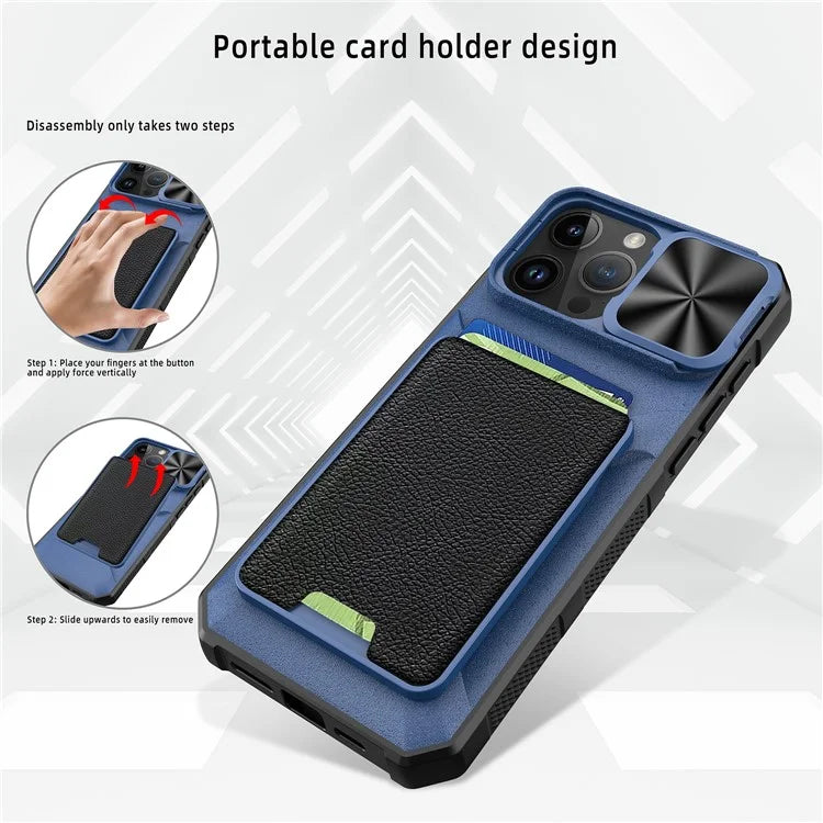 For iPhone 14 Pro Case Compatible with MagSafe Card Slot Phone Cover