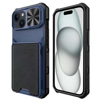 For iPhone 15 Plus Magnetic Case Compatible with MagSafe Card Slot Cover