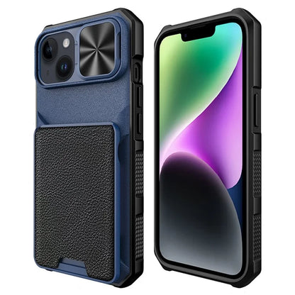 For iPhone 14 Case Card Holder Phone Cover Compatible with MagSafe
