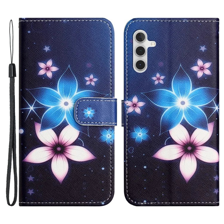 For Samsung Galaxy S24 Phone Case Pattern Printing PU Leather Flip Cover