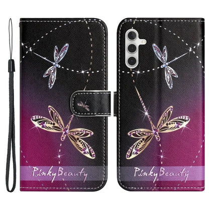 For Samsung Galaxy S24 Phone Case Pattern Printing PU Leather Flip Cover