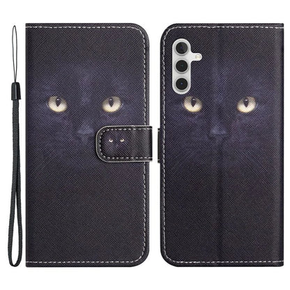 For Samsung Galaxy S24 Phone Case Pattern Printing PU Leather Flip Cover
