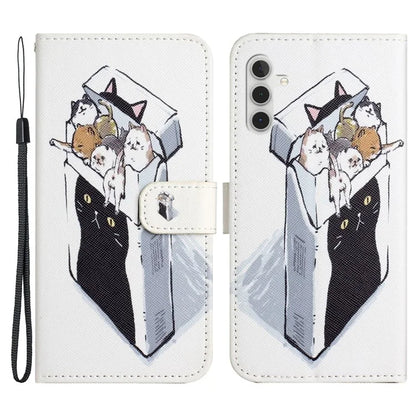 For Samsung Galaxy S24 Phone Case Pattern Printing PU Leather Flip Cover