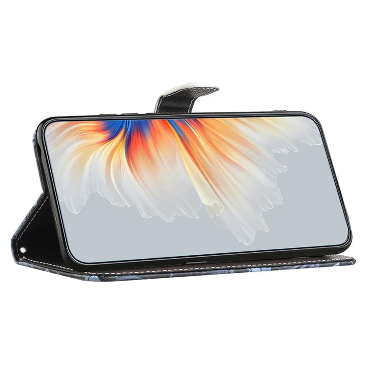 For Samsung Galaxy S24 Phone Case Pattern Printing PU Leather Flip Cover