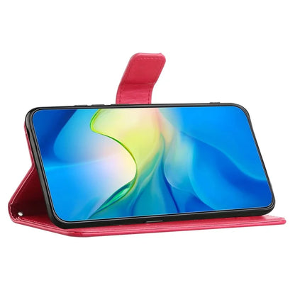 For Samsung Galaxy S24 Case Imprinted PU Leather Drop Resistant Cell Phone Cover