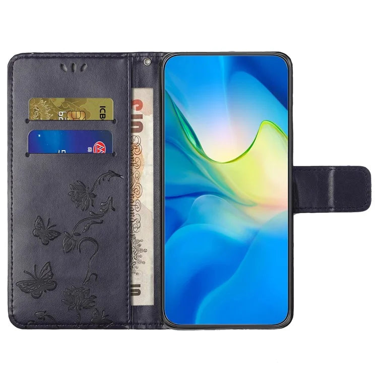 For Samsung Galaxy S24 Case Imprinted PU Leather Drop Resistant Cell Phone Cover