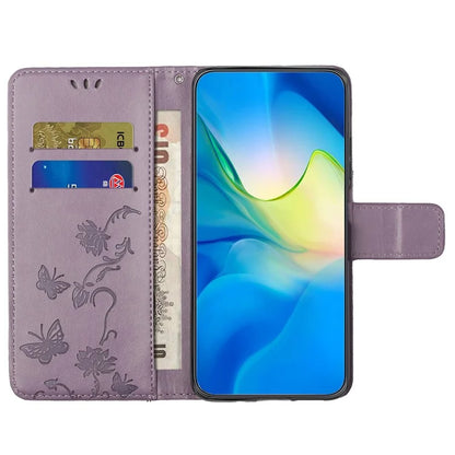 For Samsung Galaxy S24 Case Imprinted PU Leather Drop Resistant Cell Phone Cover
