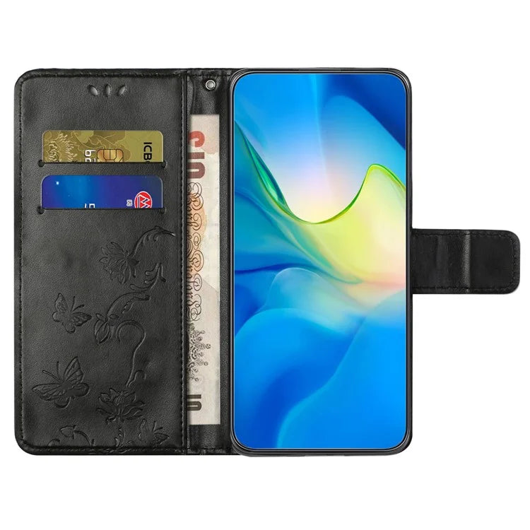 For Samsung Galaxy S24 Case Imprinted PU Leather Drop Resistant Cell Phone Cover