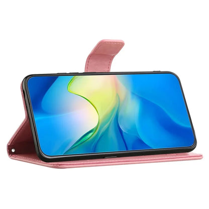 For Samsung Galaxy S24 Case Imprinted PU Leather Drop Resistant Cell Phone Cover