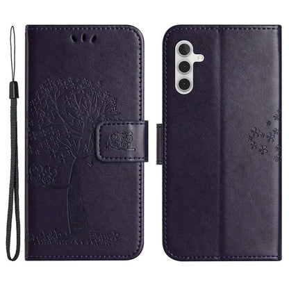 For Samsung Galaxy S24 Case Imprinted Leather Flip Stand Phone Cover with Wallet